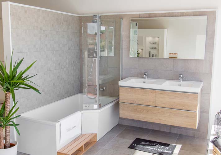 Salle de bain réalisé par Idéa Concept et Bains